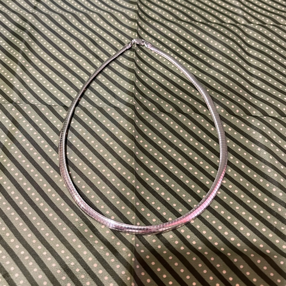 18” 925 Korea KIM Sterling Silver Omega Chain